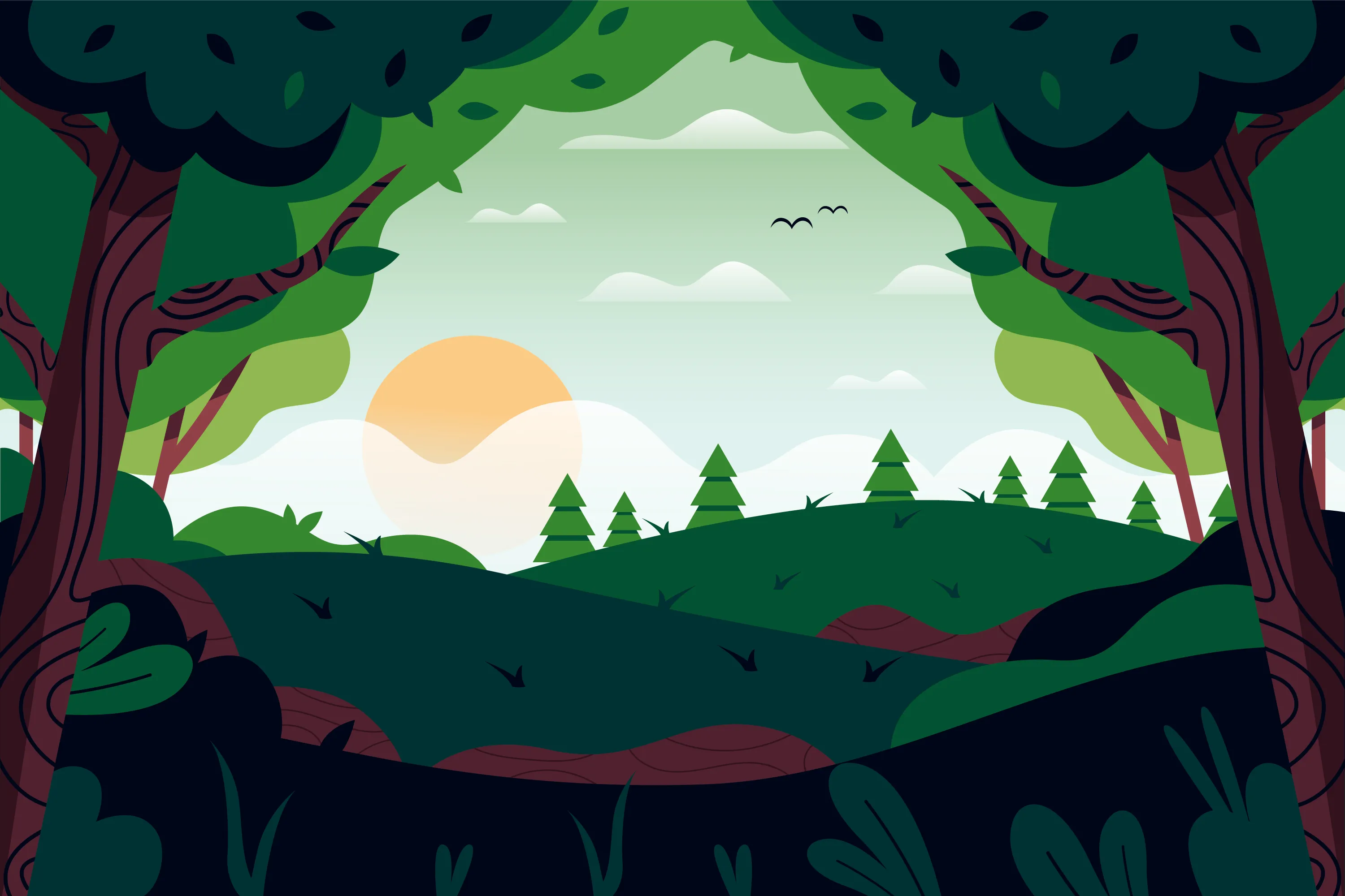 Forest background